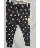 Girls Cat &amp; Jack XL 14/16 Leggings Black Unicorn Pegasus Cotton Double Knee - £8.21 GBP