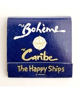 Commodore Cruise Line Vintage Matchbook MS Boheme MS Caribe Ship Unstruc... - $27.34 CAD