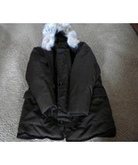 Herters Hudson Bay Men&#39;s Medium Virgin Goose Down Jacket Zip/ Fur Hood - £55.43 GBP