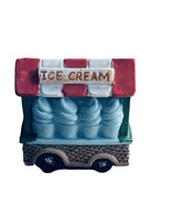 Fairy Garden Decor ~Ceramic Ice Cream Stand/Cart 3”H x 2.75” W ~ - €11,87 EUR