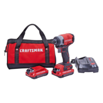 Craftsman Impact Driver Drill Screw Driver Tool Cordless High Torque 2 Batteries - $112.99