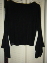 Express Black Size Xsmall Sweater High Low Cuff #9036 - £7.06 GBP