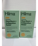 (2) Hilma Natural Heartburn + Indigestion  Organic Ingredients, 28 Caps ... - €10,92 EUR
