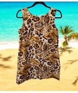 Vintage Hilo Hattie Shift Dress Petite SIZE 14 Hawaiian Sleeveless 100% ... - $66.68 CAD