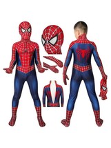 Halloween Party Boy Spiderman Costume Kids Jumpsuit Cosplay Bodysuit Children - £6.31 GBP+