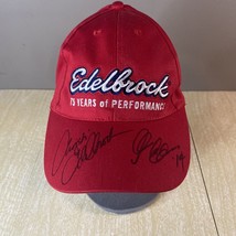 2014 Edelbrock 75th Anniversary BaseBall Hat with Christie &amp; Vic Jr&#39;s Si... - $46.75