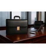 Gucci Calfskin Executive Briefcase – Near Mint Vintage Italian Luxury - $898.99