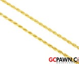 20&quot; Unisex Chain .925 Gold Plated 385967 - $99.00