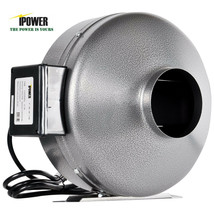 Ipower 4 Inch 190 Cfm Inline Duct Ventilation Fan Hvac Grow Tent Exhaust Blower - £77.71 GBP