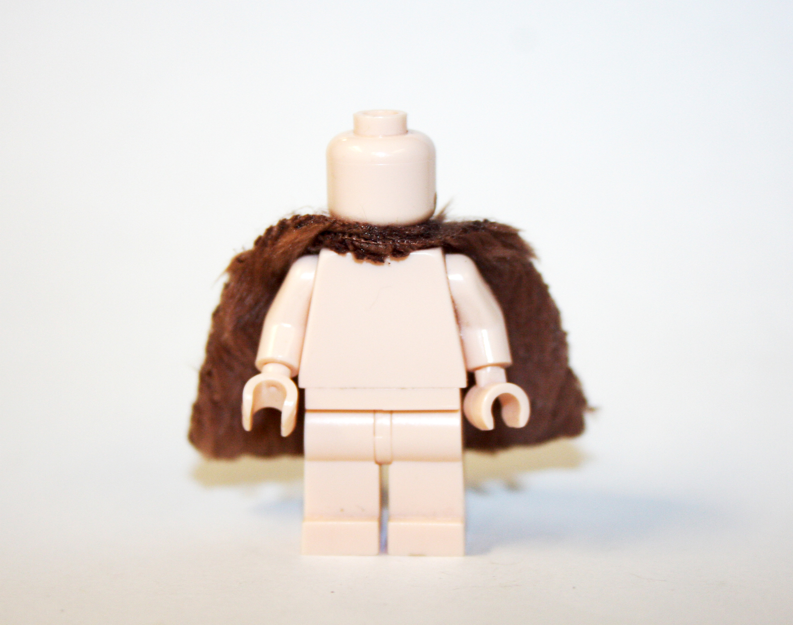Single Sale Brown Fur Coat Cape for  Minifigure Block Toys - $2.40