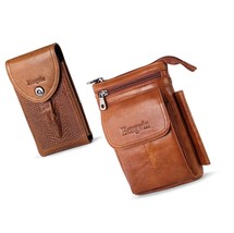 Leather Cell Phone Holster with Belt Clip Belt Loop - £142.96 GBP