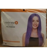 Halloween purple Adult Wig costume celebrate it new witch mermaid rave c... - $9.90