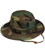 MIL-SPEC MILITARY BDU WOODLAND HOT WEATHER BOONIE CAMOUFLAGE SUN HATS AL... - £12.63 GBP