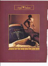 80's Sergio Valente Print Ad Vintage Clothing Jeans 8.5" x 11" - $19.75