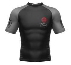 Fuji Summit Flex Lite Mens MMA BJJ Jiu Jitsu Short ShortSleeve SS Rashguard - £42.43 GBP