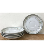 Set Lot 5 Roseville Japanese Translucent Fine China Saucers Plates - £794.91 GBP