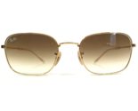 Ray-Ban Sunglasses RB3706 001/51 Gold Square Frames with Brown Lenses 54... - $138.59