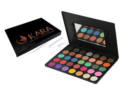 KARA 35 Color Eye Shadow Palette Highly Pigmented Bright &amp; Matte Eyeshadow #ES01 - £11.55 GBP