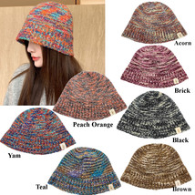 Hatzzi - Mixed Multicolor Winter Knit Bucket Hat - £12.53 GBP
