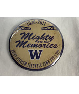 1920-2011 Mighty Are The Memories W Husky Stadium 3&quot; Rusty Metal Pinback... - £7.48 GBP