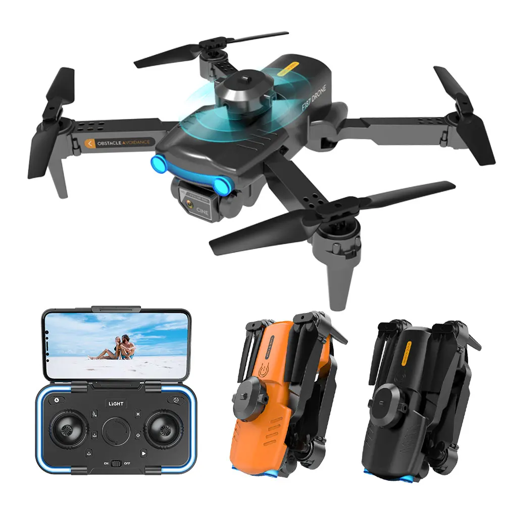 EBOYU F187 Pro RC Drone 4 sides Avoid Obstacle WiFi FPV 4K Dual HD Cams Altitude - £39.93 GBP+