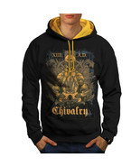 Chivalry Knight Fantasy Sweatshirt Hoody Armour USA Men Contrast Hoodie - $23.99