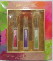 Juicy Couture Rock the Rainbow 3 Piece Rollerball Perfume Gift Set for Women - £23.18 GBP