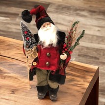 Christmas 20” Santa Figure Rustic  Decoration GiftCraft 657400 - £25.70 GBP