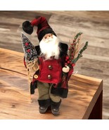Christmas 20” Santa Figure Rustic  Decoration GiftCraft 657400 - £25.68 GBP