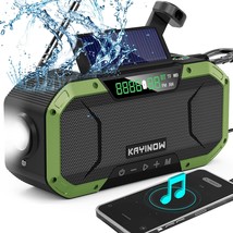 Emergency Radio Waterproof Bluetooth Speaker,Portable Am Fm Noaa Weather... - £64.20 GBP