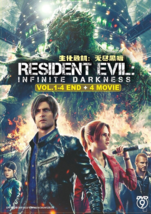 DVD Resident Evil Infinite Darkness Vol.1-4END+4 Movie English Dubbed All Region - £40.56 GBP