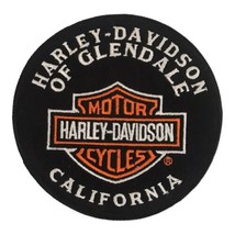 Harley Davidson Motorcycles Of Glendale California 4&quot; Patch Embroidered ... - £7.42 GBP