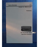 Extron Video Scan Converters VSC 100 vsc 100GX Instructions User Manual dq - £27.87 GBP