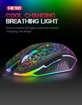 Shipadoo Competitive Gaming Mouse - Color Changing with Red USB Cable - £12.90 GBP