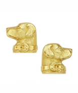 Kieselstein-Cord 18k Yellow Gold Dog Labrador Retriever Ear Clips 1989 - €5.870,88 EUR