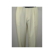 Men 2pc Walking Leisure Suit Short Sleeves By DREAMS 256-05 Solid Cream Ivory image 5