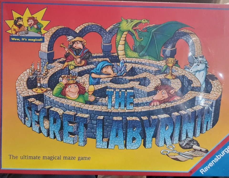 New Sealed Vintage Ravensburger The Secret Labyrinth Magical Maze Game 1998 - £59.56 GBP