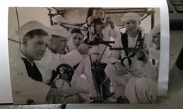 Photo Of Sailors Holding Guns And Tools On The U.S.S. Wilmington,Circa 1912 - £11.95 GBP