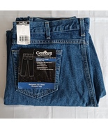 Mens Carhartt Denim Jeans Relaxed Fit Straight Leg 38x32 38 Waist, 32 Lo... - £28.04 GBP