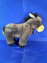 Aurora Miyoni Tots Donkey Plush Standing Foal Mule Soft 11” Collar Tag Toy - £10.95 GBP