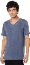 Lucky Brand mens Venice Burnout V-neck Tee T Shirt, American Navy, XL - $22.76