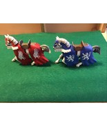 Papo Medieval Horses Crest War Horse Lot Fantasy Toys, Red, Blue - $16.41 CAD