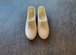 Vintage Ken Doll White Dress Shoes- Hong Kong - $13.99