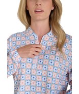 Bad Birdie Women&#39;s Blade UV 1/4 Zip Long Sleeve Golf Pullover  Floral Me... - $54.80 CAD