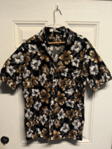 Hawaiian Blue's Brand Vintage Shirt Floral Size Large - $29.69