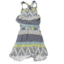 435 By Matilda Jane Girls Dress Size 10 Multicolor Sleeveless Boho Style - $19.20