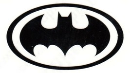 Highly Reflective Black Batman Fire Helmet Decal Sticker window laptop - £2.72 GBP+