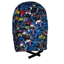 Loungefly Disney Backpack Lilo &amp; Stitch Allover Print Full Size Blue - $54.99