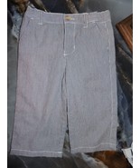 Kitestrings Dark Blue Striped Seersucker Pants Size 6-9 months Boy&#39;s - $24.60 CAD