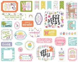 Echo Park Cardstock Ephemera 33/Pkg-Icons, All About A Girl - £9.90 GBP